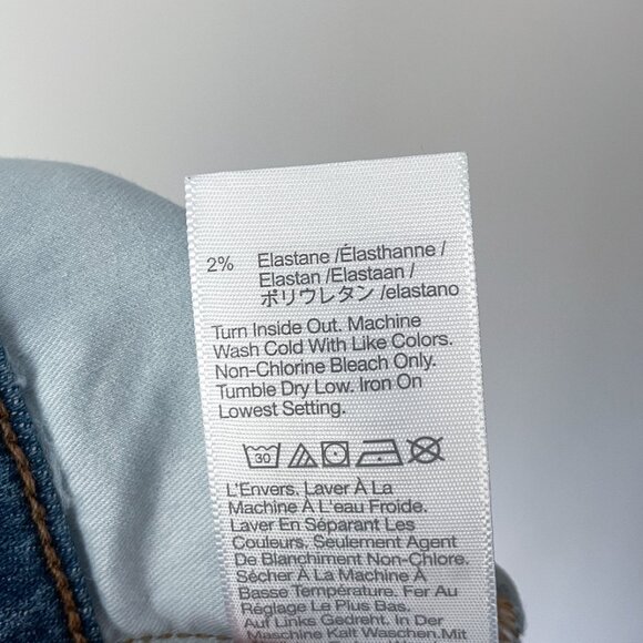 Madewell Cali Demi Boot Jeans in Dorrance Wash: Tencel Denim Edition Size 29 - Picture 11 of 13